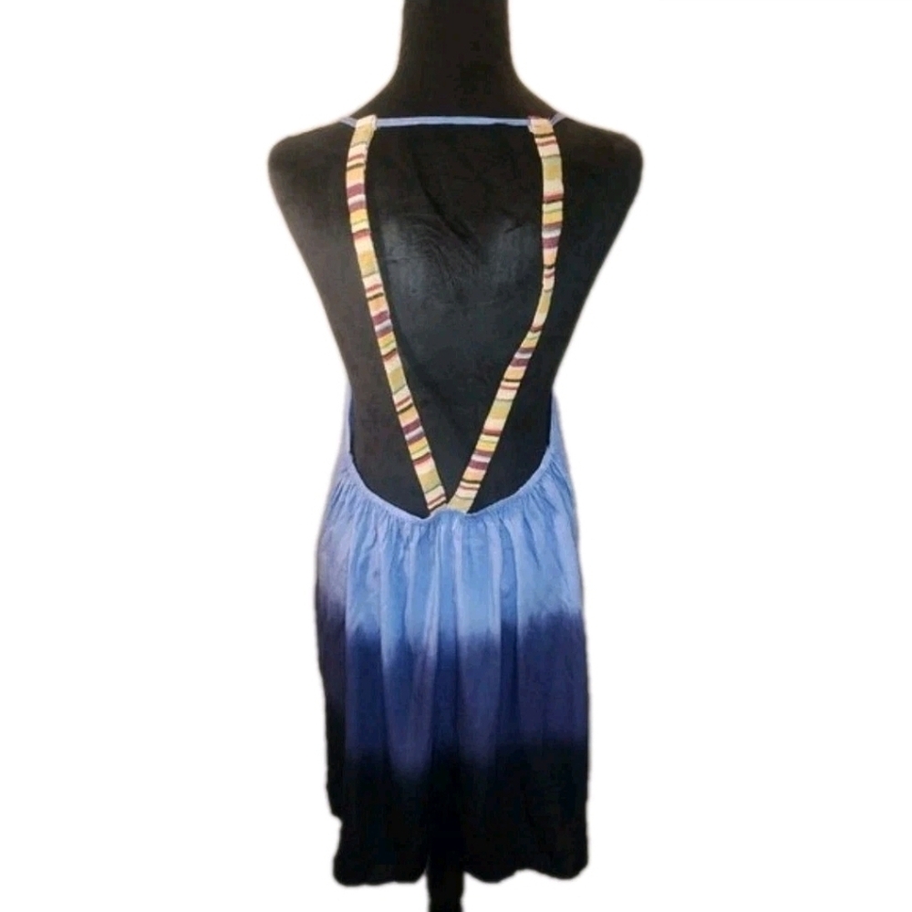 Boho Me Woven Strap Ombre Cover Up Dress 100% Rayon NWT - Picture 2 of 9